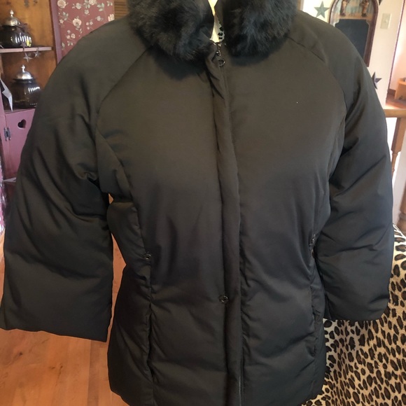 NWT Ladies Down Filled Little Black Jacket Size M - Picture 3 of 12